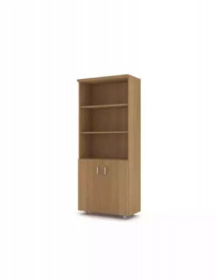Bürosmueble Holz Akteschaf Braun Regal Schaf Aarbechtszëmmer Büro