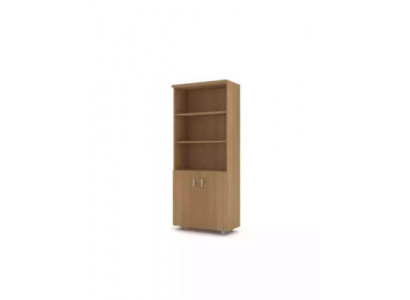 Bürosmueble Holz Akteschaf Braun Regal Schaf Aarbechtszëmmer Büro