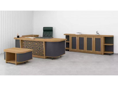 Komplett Büro Miwwelen Dësch Aarbechtszëmmer Miwwelen Designer Set Schreifdësch