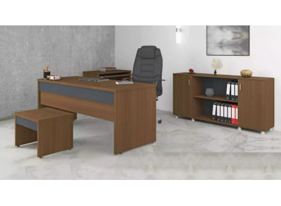 Dësch Büro Aarbechtszëmmer Büro Miwwelen Schreifdëscher Schief 3tlg