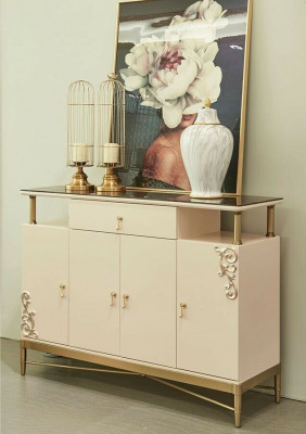 Sideboard Design Kommode Holz Schaf Schief Italienesch Miwwelen