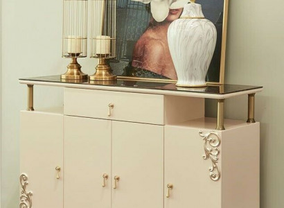 Sideboard Design Kommode Holz Schaf Schief Italienesch Miwwelen