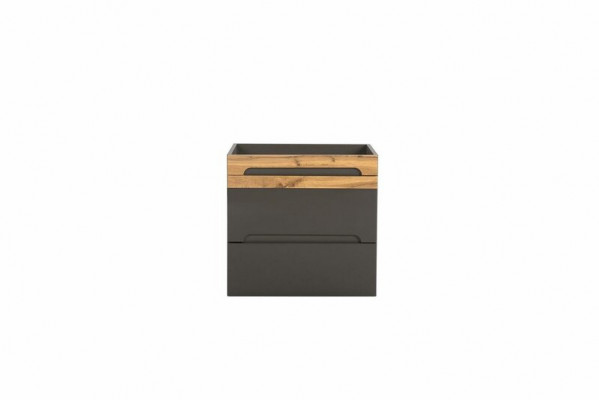 Buedzëmmer Set 60cm Dekorativt Lavabo mat Ënnerschaf Modern Wäschstechnik