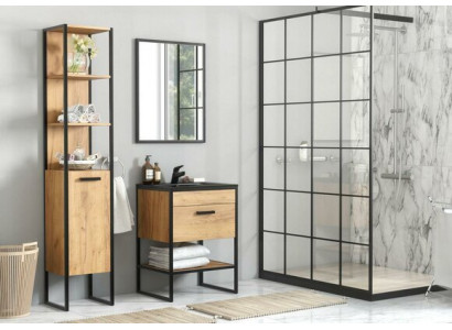 Design Buedzëmmer Miwwelen Bad 5 Stéck Set Garnitur Schaf Wäschbecken