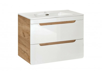 Design-Waschbecken 80cm Buedzëmmer Wäschdësch Bad Becken