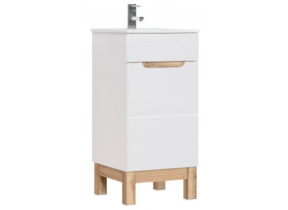 Lavagé Lavabo Lavagen Buedzëmmermiwwel Ënnerschränk + Lavabo Héichglanz