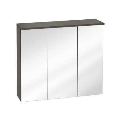 Spigelkabinett Wandschaf Buedzëmmerkabinet mat Deko Spigel 80 cm LED