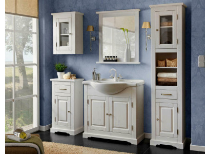Buedzëmmer Buedmiwwel Set Buedmiwwelset Lavabo 5-tlg. Zëmmer