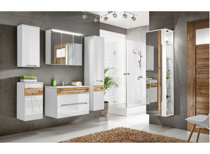 Design Buedzëmmer Miwwelen Buedzëmmer 5 Deeler Set Dekor Garnitur Schaf Wäschbecken