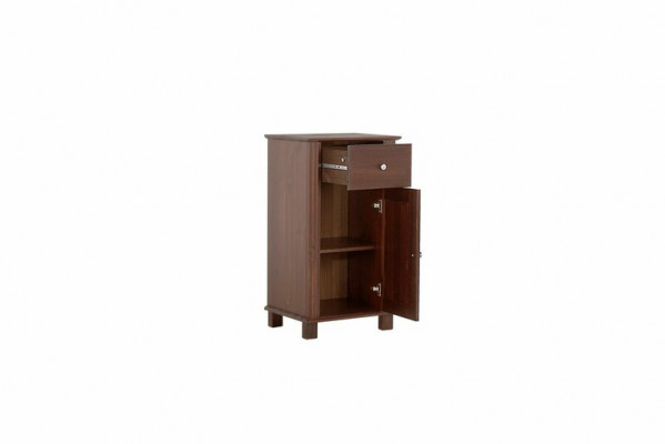 Buedzëmmermiwwel Regal Schaf Buedzëmmermiwwel Bruen Schief 46x36x83cm Holzkierfcher.