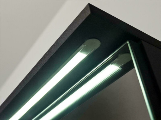 Spigelschränk Wandschränk Buedzëmmerschränk mat Spigel 60 cm LED