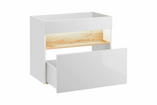 Design Buedzëmmer Miwwelen Bued 3 Deeler Set Dekor Schaf Wäschbecken