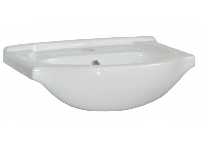 Keramik-Waschbecken, dekorativ, modern, opgebautene Wäschbecken a Wäiss.