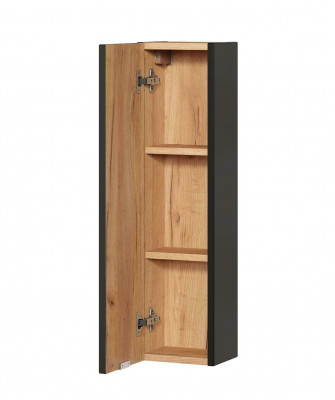 Buedzëmmer Buedzëmmermiwwelen Regal Schaf Braun Schief Apdikt Holz