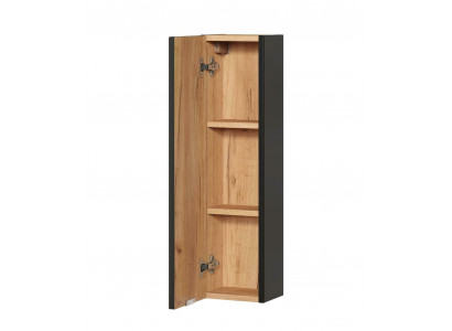 Buedzëmmer Buedzëmmermiwwelen Regal Schaf Braun Schief Apdikt Holz
