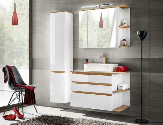 Buedzëmmer Design Buedzëmmermiwwel Setzer Dekor Lavabo Luxusqualitéit Miwwelen