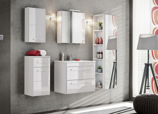 Design Buedzëmmer Miwwelen Deko Buedbidde 5 Deeler Set Garnitur Schaf Wäschbecken