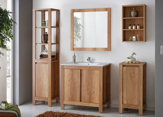 Design Buedzëmmer Miwwelen Bad Set Dekorativ Garnitur Schaf Wäschbecken