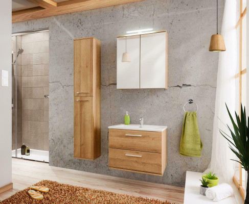 Designe Buedzëmmer Miwwelen Buedem 3-deelech Deko Set Garnitur Schaf Wäschbecken