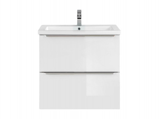 Buedzëmmer Miwwel Set 60cm Wäschbecken mat Ënnerschaf Dekorativ Modern Wäschdësch