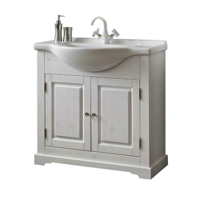Landhaus Waschtësch Luxus Qualitéit Waschbecken Becken mat Ënnerschaf 85x35x81