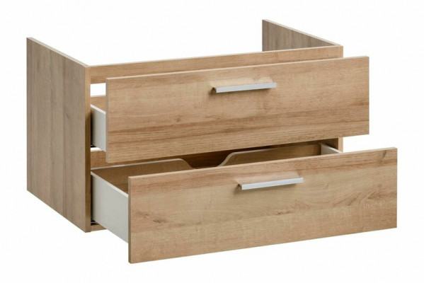 Badzëmmerset 80cm Wäschbecken mat Modern Ënnerbau Dekorative Wäschdësch