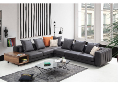 Eckgarnitur Ecksofa L-Form Polstersofa Stoffsofa Couch Gro Sofa Dësch