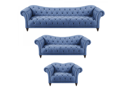 Chesterfield Sofas Canapé Luxus Wunnzëmmer Sofagarnitur Polstersaachen Nei