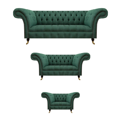 Wunnzëmmer Set 3tlg Sofagarnitur Luxus Sofas Nei Polstermöbel Textil