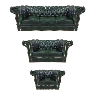 Canapé-Set 3 Deeler Wunnzëmmer 3+2+1 Moderne Design Sëtz Chesterfield