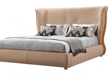 Beige Bett Schlofkummer Better Duebelbetter Holz Miwwelen Liederbetter