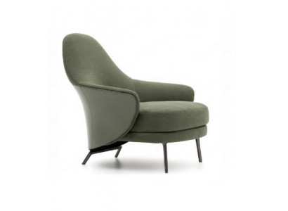Luxusfotel gepolstert Fotel Chaiselongue Wunnzëmmer Iesszëmmer Gréng