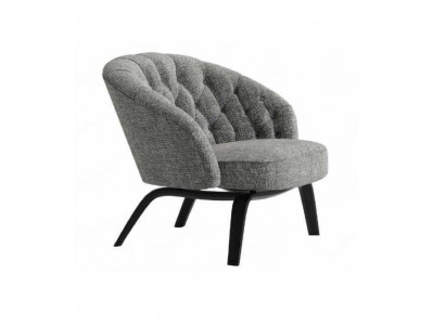 Stilvoll Polsterung aus Massivholz mat Nähten an Charcoal Chesterfield