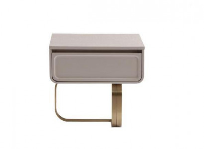 Beige Nuetsdësch Schlofzëmmer Niewendësch Edelstahl Holzdësch Modern