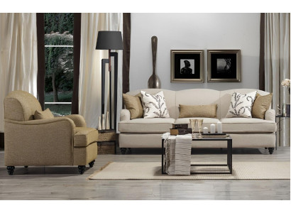 Canapé Saz 2-Deeler Dräisiwzer Canapé Modern Fauteuil Canapé Garnitur Design Wunnzëmmer