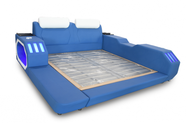 Multifunktioun Better Led Luxus Design Blo Bett Hotel Duebel 180x200