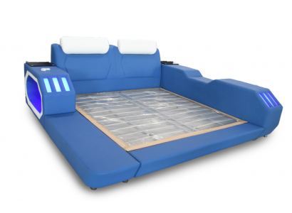 Multifunktioun Better Led Luxus Design Blo Bett Hotel Duebel 180x200