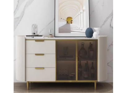 Designer Kommode Anrichte Schaf Wohnzimmer Regal Edelstol Luxus Board