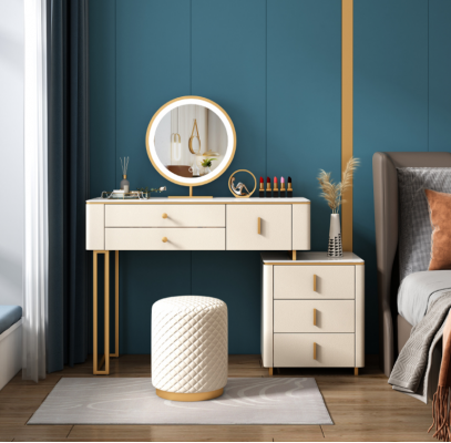 Design Luxusdësch Konsolendëscher Holzdesign Modern Schminkdësch