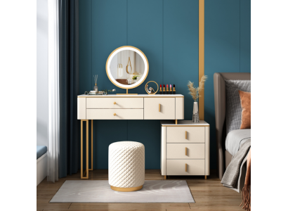 Design Luxusdësch Konsolendëscher Holzdesign Modern Schminkdësch