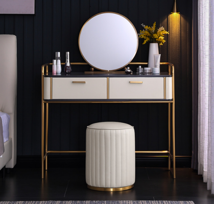 Konsolentisch Design Miwwelen Dëscher Luxus Schlofzëmmer Schminktisch