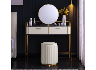 Konsolentisch Design Miwwelen Dëscher Luxus Schlofzëmmer Schminktisch