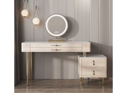 Schlofkummer Miwweldesign Schminktisch Modern Konsolendësch Luxus Nei