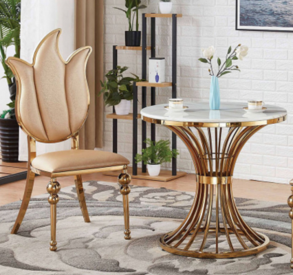 Dësch Iessdësch Modern Niewendësch Design Wunnzëmmer Holz Ariichtung
