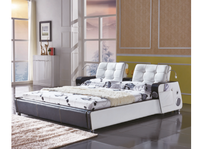 Multifunktioun Bett Duebelbetter Modern Bettgestell Better 180x200cm