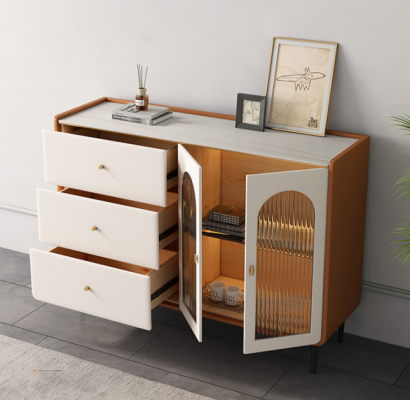 Modern Holz Kommode Wäiss Sideboard Low Boards Schieferschaf Wohnzëmmerkabinett Neit