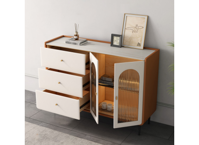 Modern Holz Kommode Wäiss Sideboard Low Boards Schieferschaf Wohnzëmmerkabinett Neit