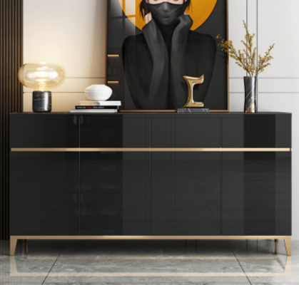 Sideboard Luxus Kommode Regal Holz Zentralschränk Wohnzëmmer Modern Designer