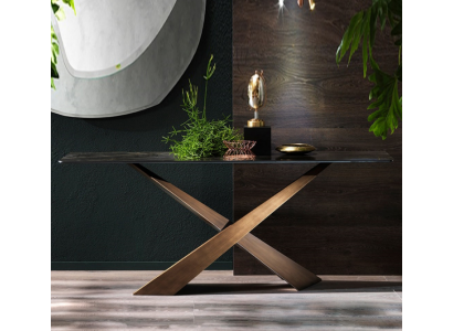 Designer Konsole Luxus Miwwelen Wunnzëmmer Holz Dësch Frisierdëscher Nei