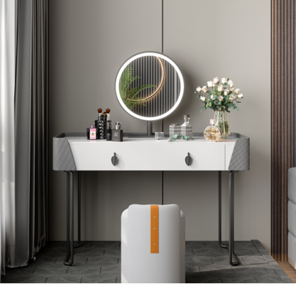 Schminktisch Modern Konsolentischen Friséiertisch Make-Up Dësch Luxus Neien